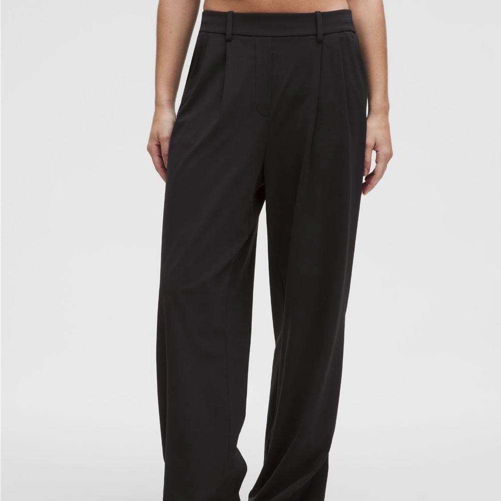 lululemon athletica Black Wide Leg Pants